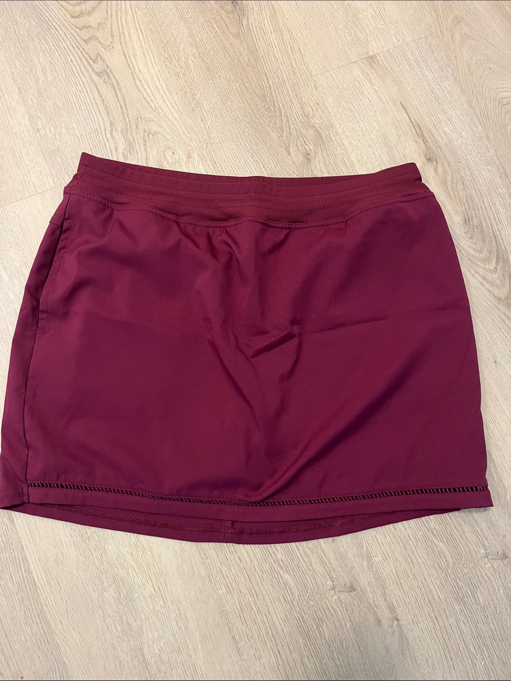 St. John's Bay Maroon Women’s Athletic Skort